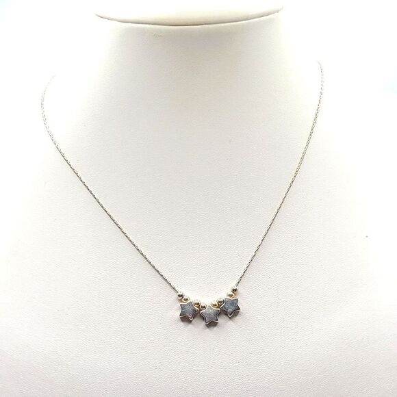 Sterling Silver Star Necklace - Picture 5 of 6